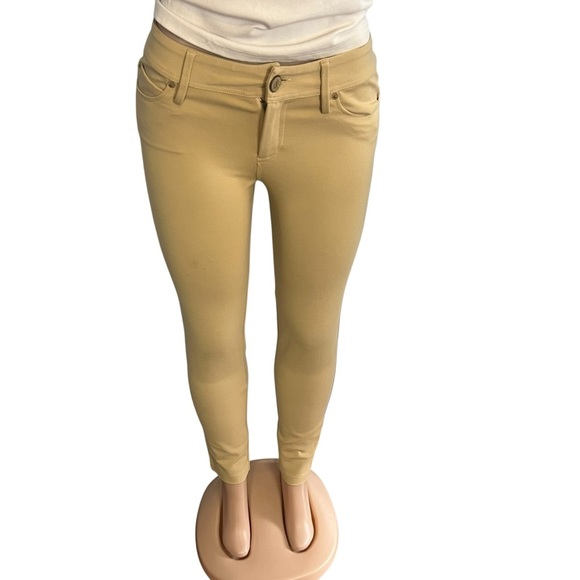 Lilly Pulitzer Worth Skinny Jeans Beige Tan Mid Rise Stretch - Picture 2 of 10